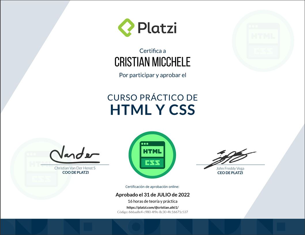 Curso practico de Html y Css