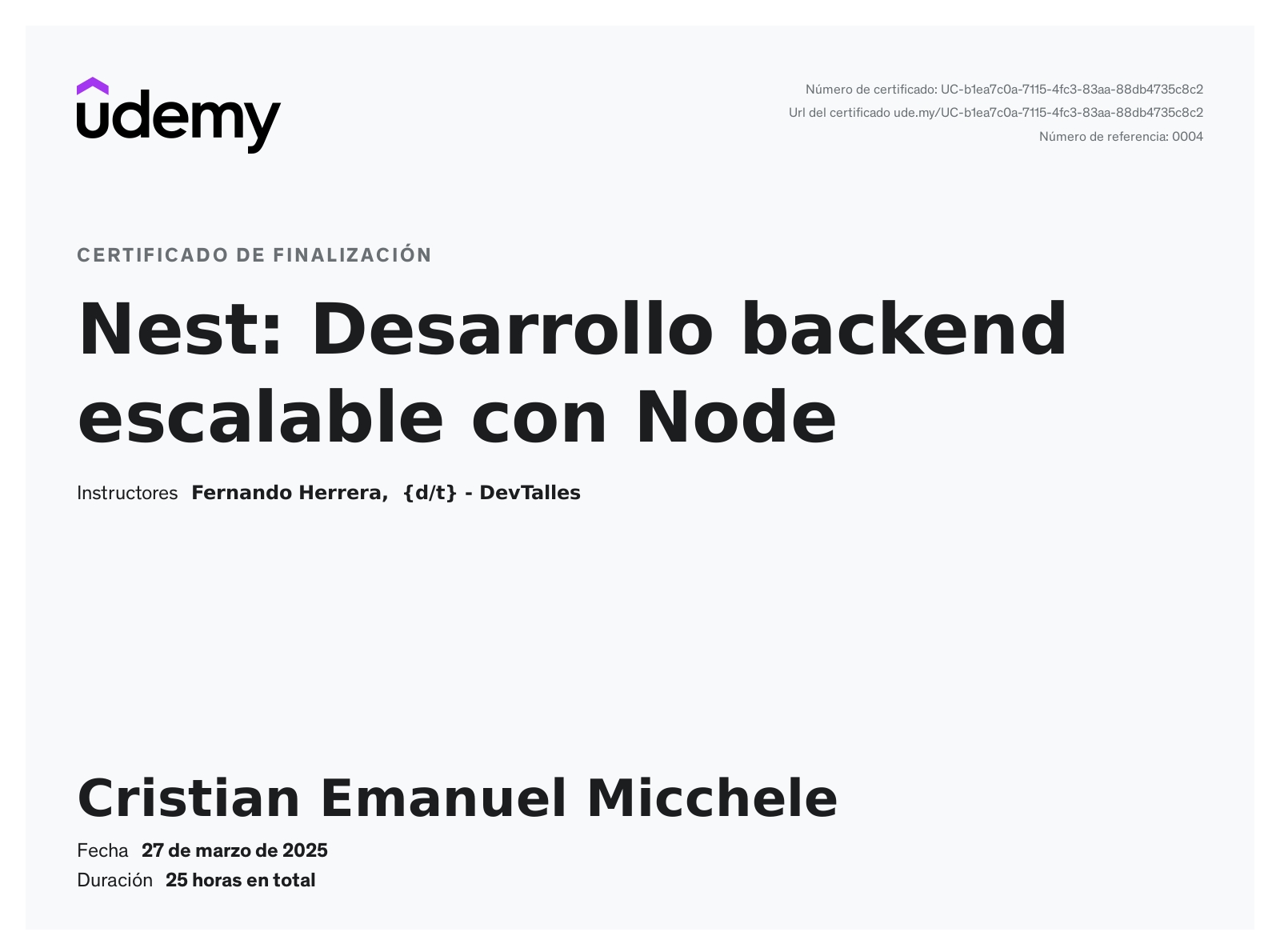 Nest: Desarrollo backend escalable con Node